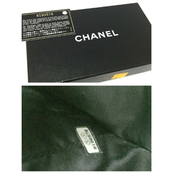 100% Auth CHANEL Coco Button CC Bifold Wallet - Picture 8 of 8